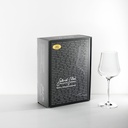 Gabriel-Wine glass "The Gold Edition" mouth blown approx. 90 grams, giftbox 2 glasses
